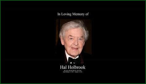Discover The Enduring Legacy Of Hal Holbrook In Film